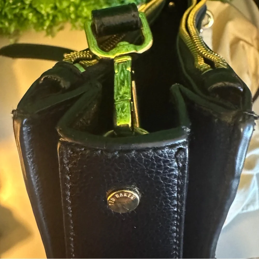 Ted Baker Black Maureen Tote with Gold hardware Versatile